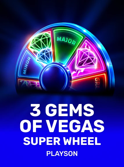 3 Gems of Vegas: Super Wheel game tile